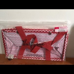 Thirty-One Chevron Dash Medium Utility Tote